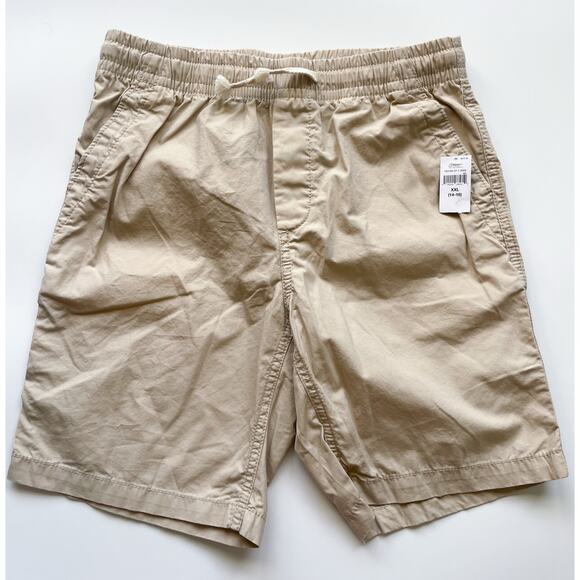 Boy's NWT Gap Cotton Khaki Pull-on Shorts Size 14-16 - Picture 1 of 7